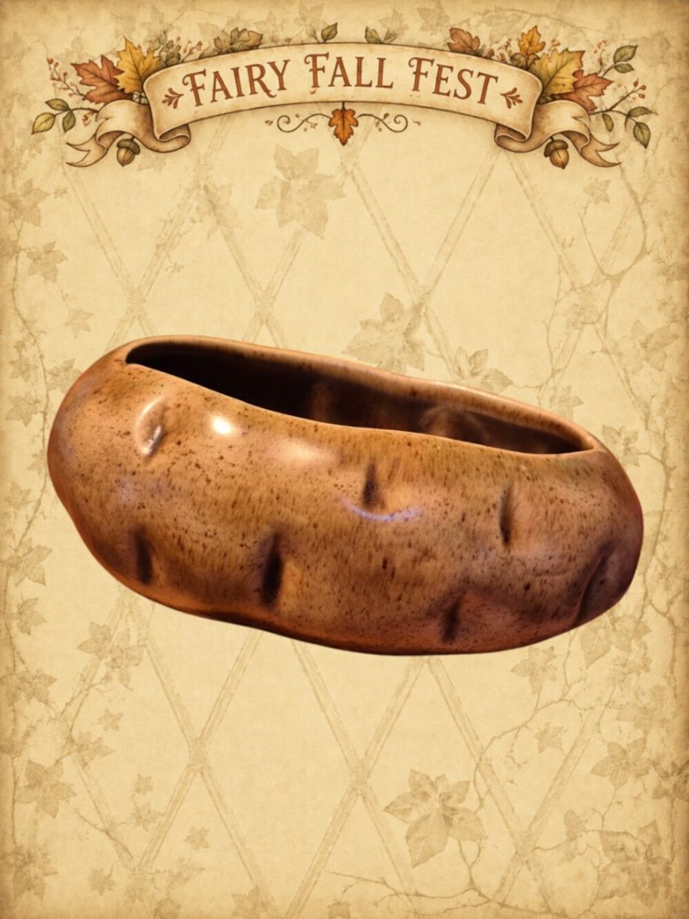 Hearth Happenings 🏠🧚‍♂️ Vintage Potato-Shaped Kitchen Sponge Holder